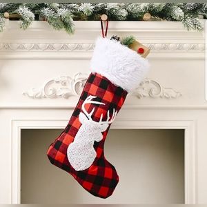 Holiday Decor for home, Christmas Stocking Raindeer